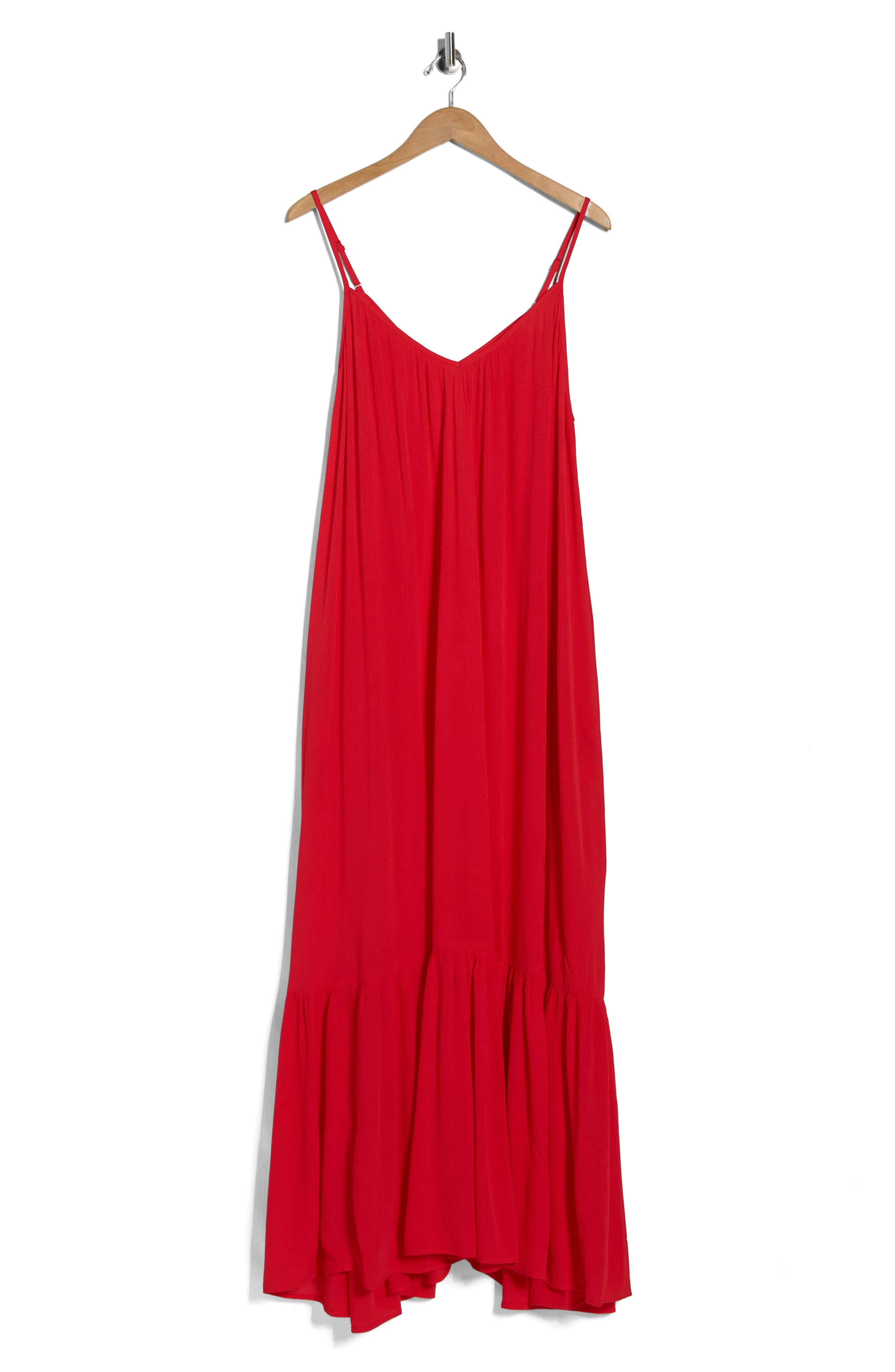 Ruffle Hem Gauze Maxi Slipdress - image 3