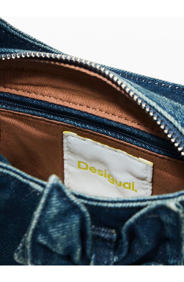 Desigual Denim Shoulder Bag, Alternate, color,