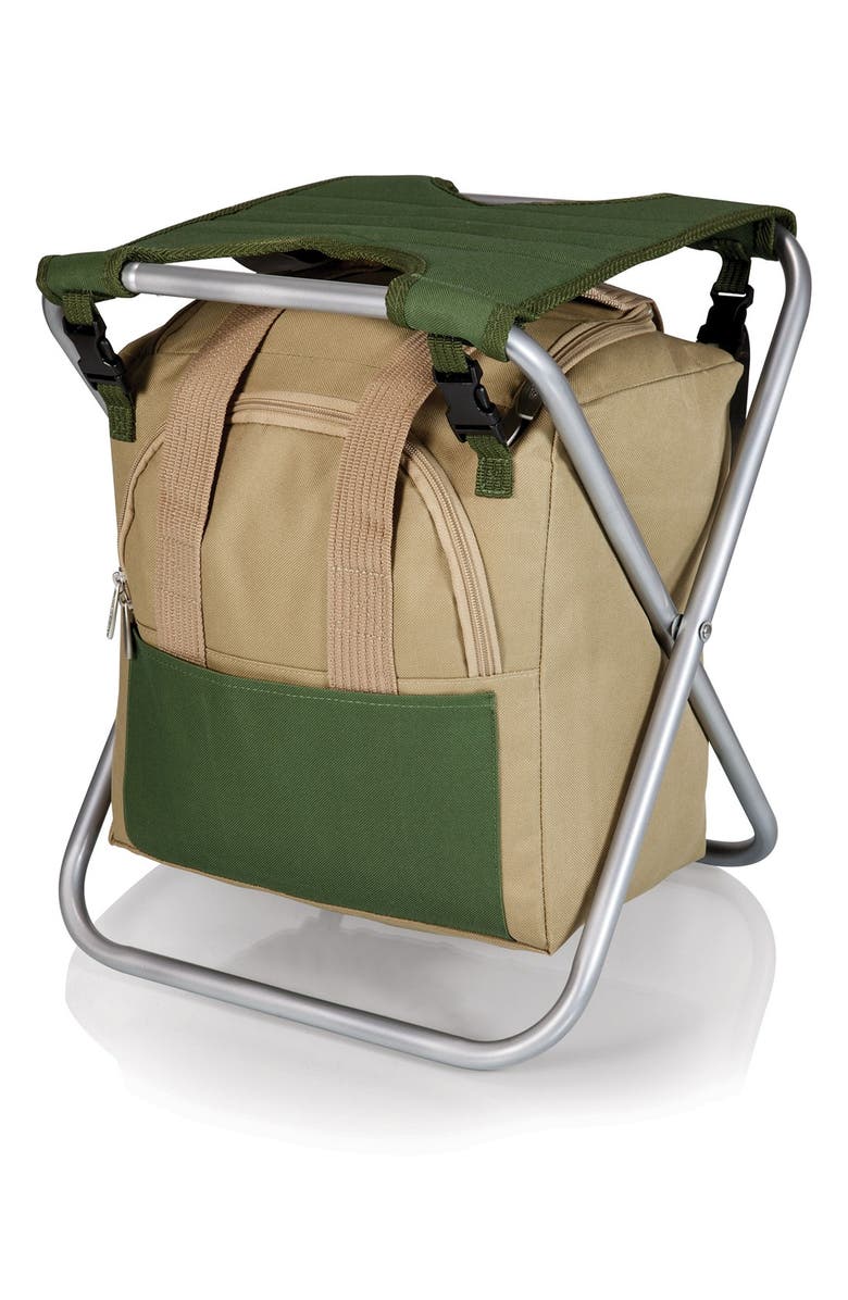 Picnic Time ONIVA Gardener Folding Seat with Tools, Alternate, color, Green