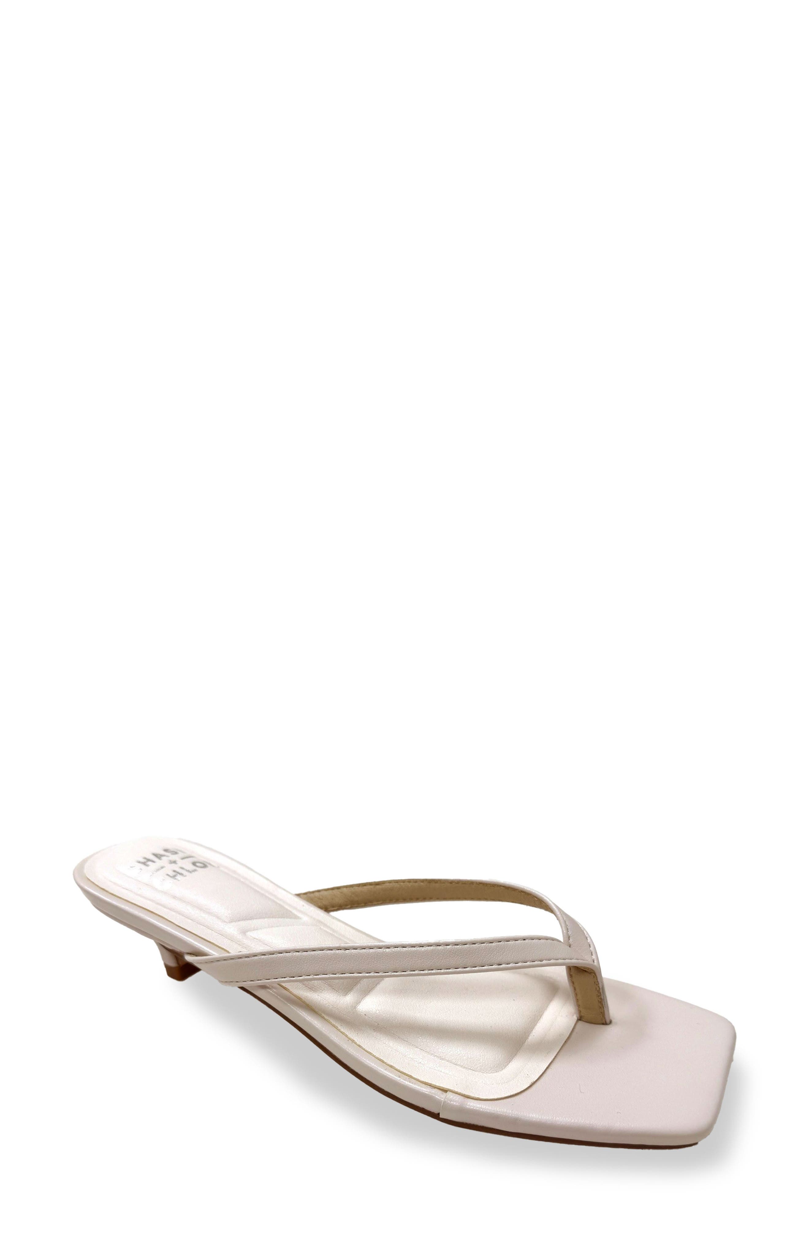 CHASE AND CHLOE Raya Kitten Heel Sandal