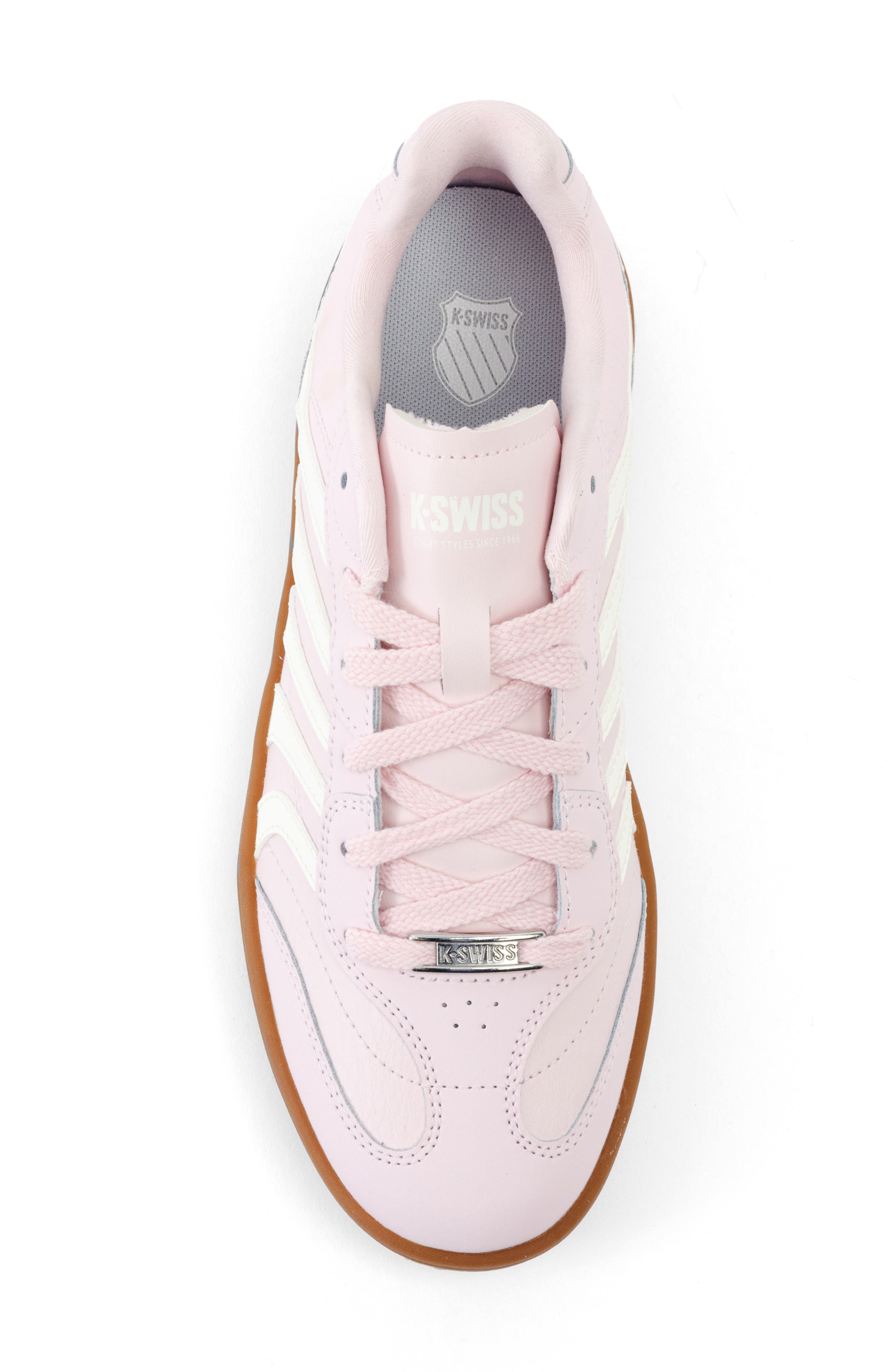 Tifo Faux Leather Sneaker, Alternate, color, PALE PINK/ SNOW WHITE/ GUM