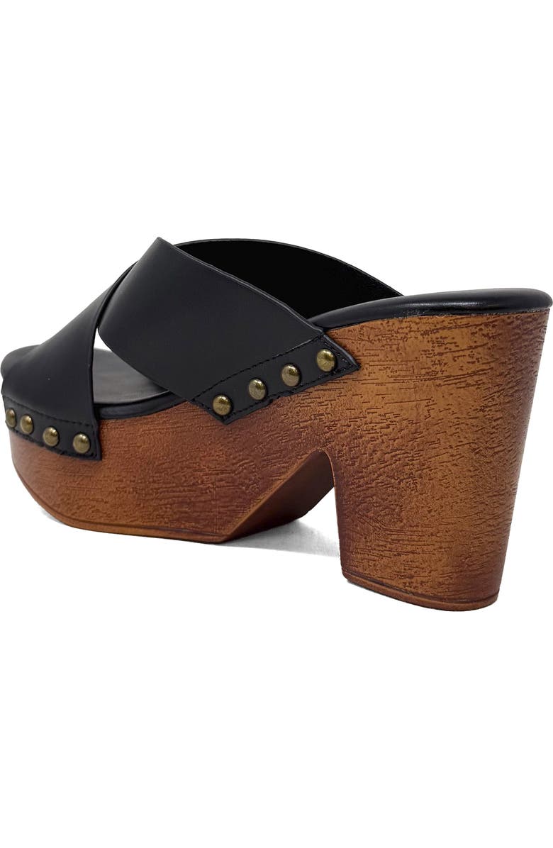 SHUSHOP Ivanna Platform Slide Sandal, Alternate, color, Black