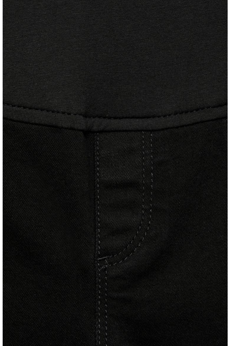 Maternity Ankle Skinny Jeans, Alternate, color, BLACK DENIM