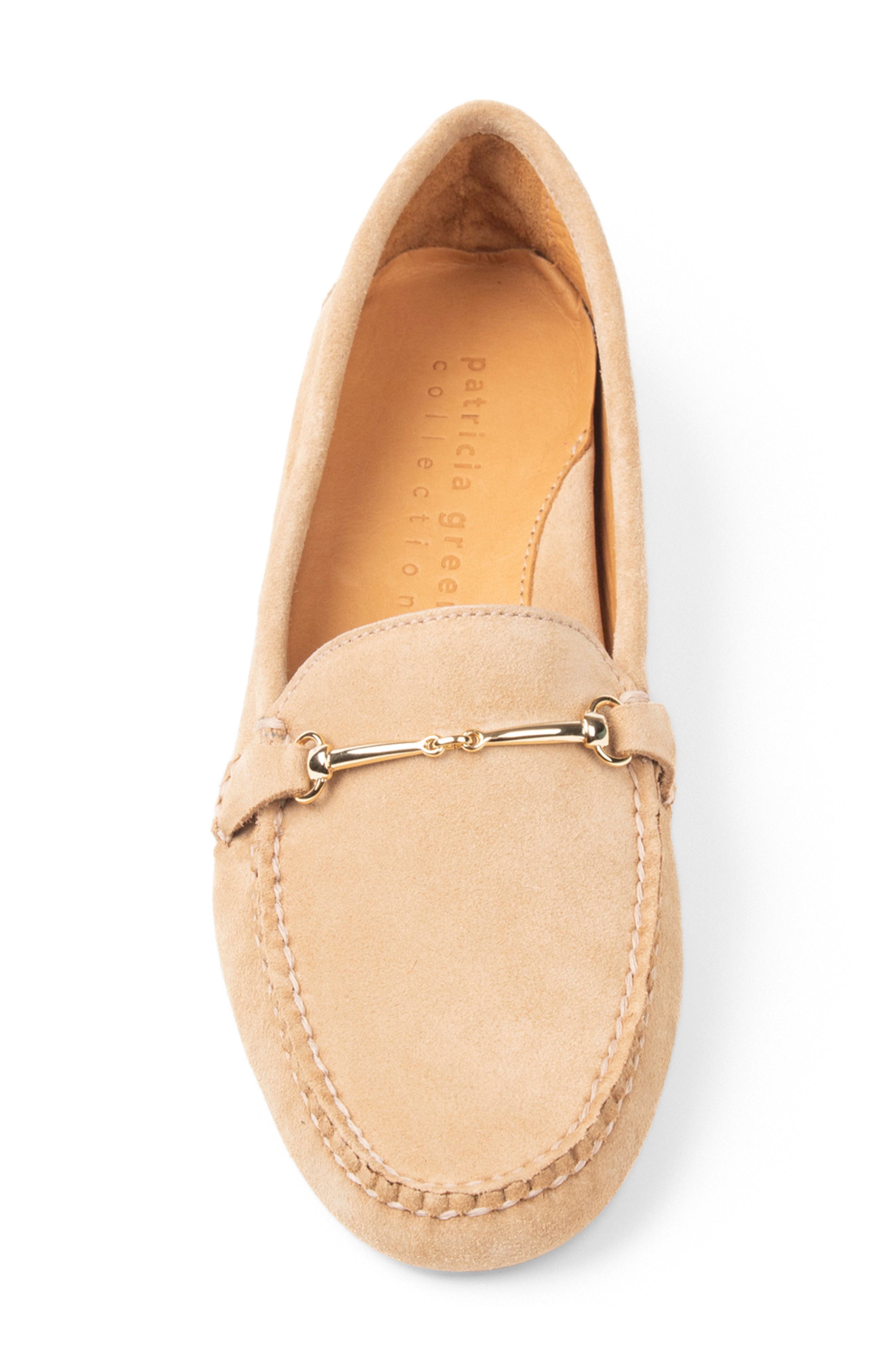 Caroline Moc Toe Bit Loafer, Alternate, color, TAN SUEDE