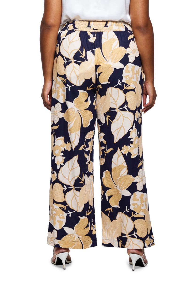 Estelle Valencia Floral Linen Blend Pants, Alternate, color,
