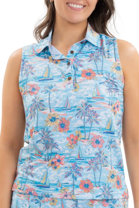 The BVIs - Ladies Sleeveless Golf Polo