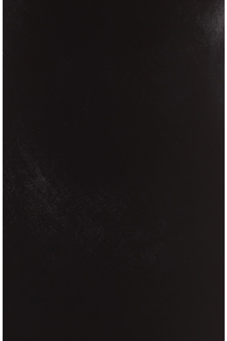 Gia Velvet Slipdress, Alternate, color, TRUE BLACK