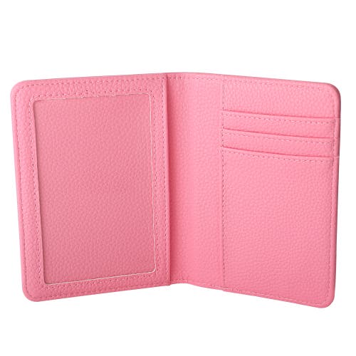 Hello Kitty Pink Pebbled Travel Passport Holder In Pink