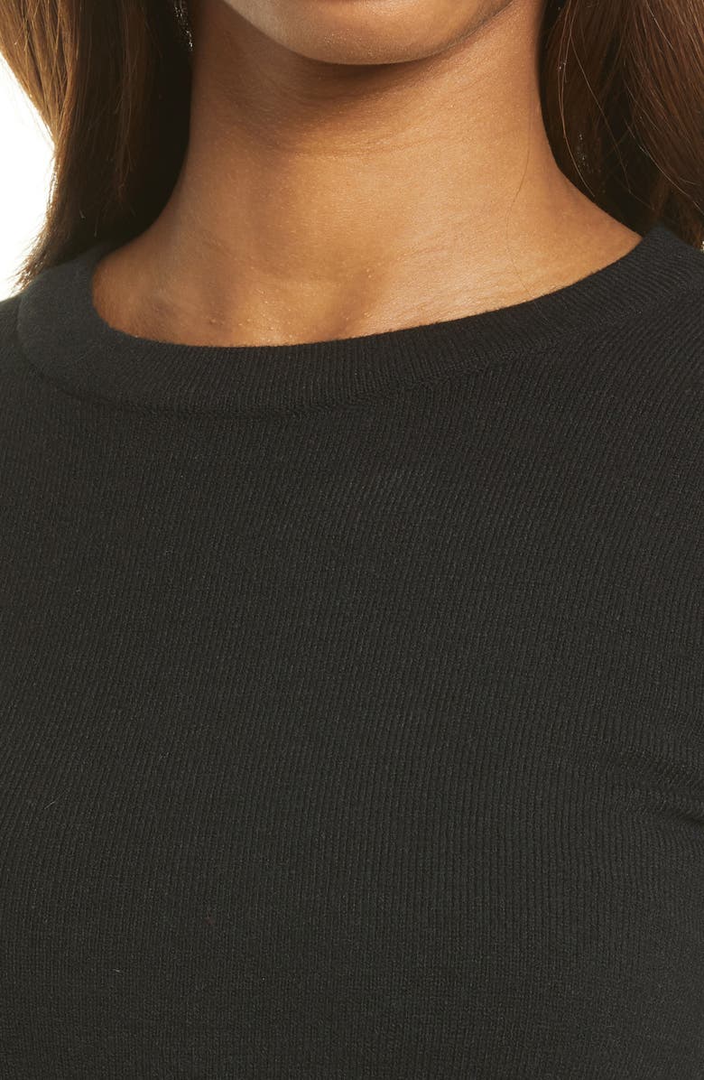 French Connection Babysoft Crewneck Sweater Dress, Alternate, color, 