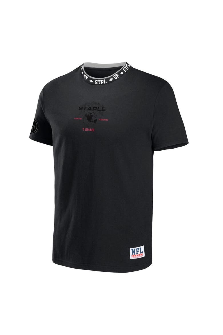 Stapler Graphi STAPLE Men's NFL x Staple Black San Francisco 49ers Globe T-Shirt (Men ...