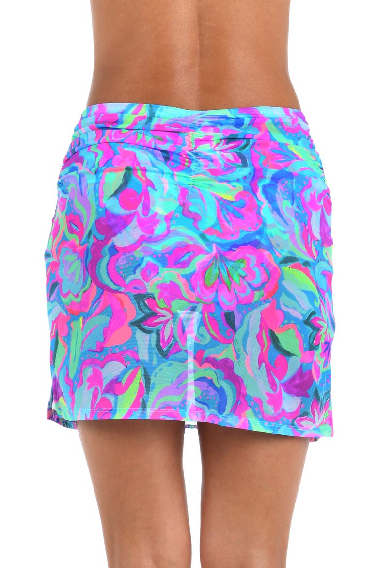 Swirltopia Cover-Up Skirt, Alternate, color, TURQUOISE MULTI
