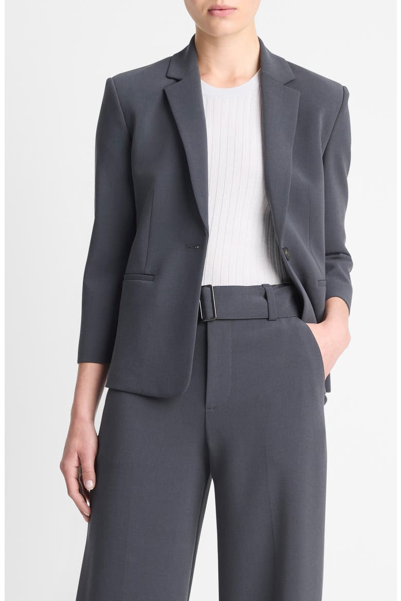 Shrunken Blazer, Main, color, GRAPHITE