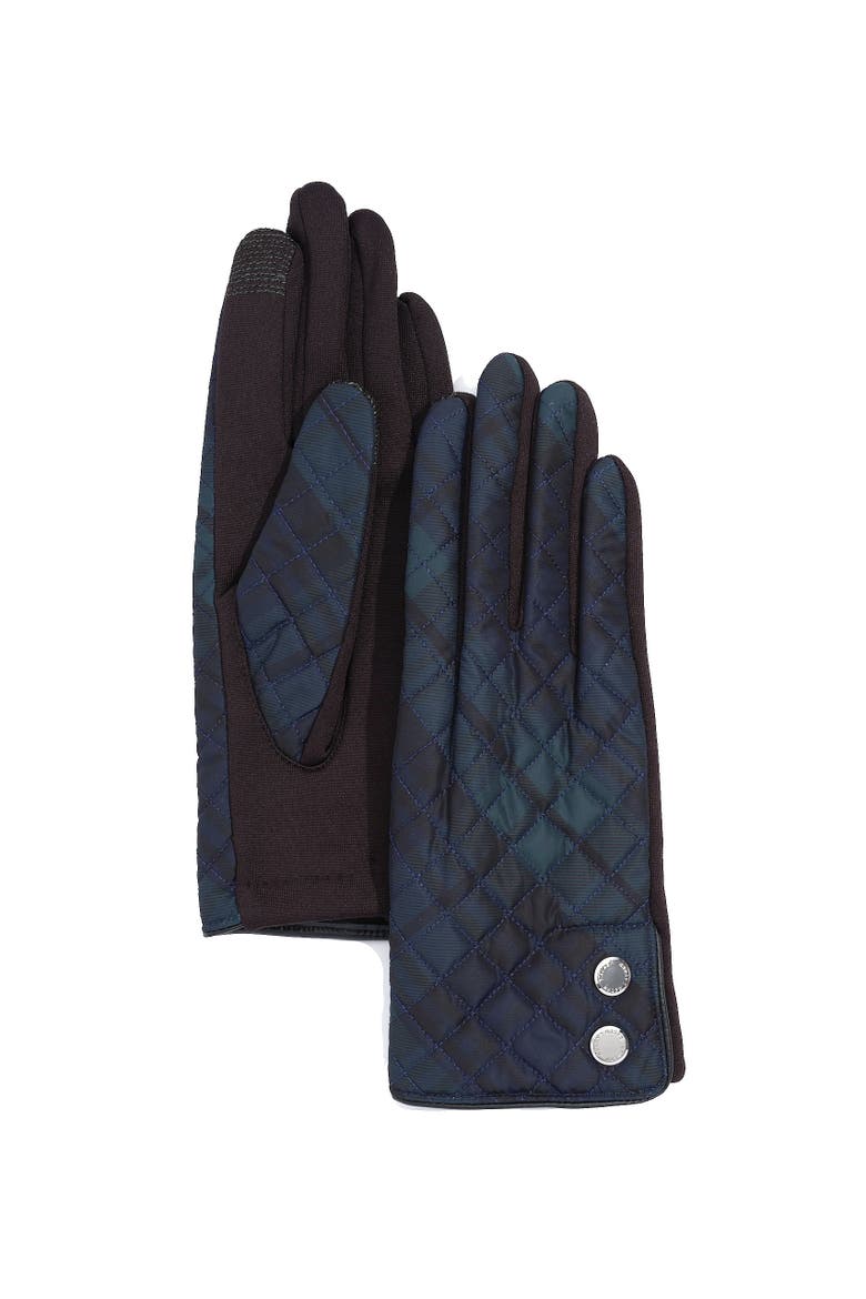 novelty quilted barn glove, Main, color, black