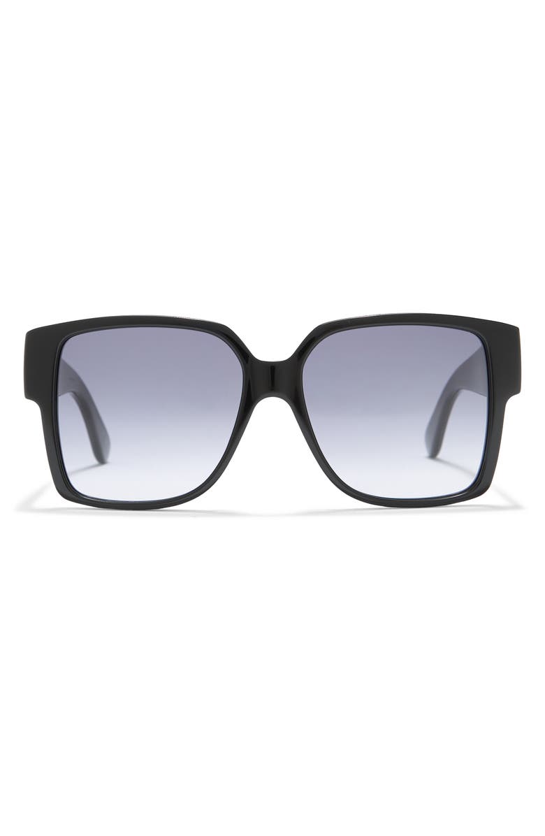 Saint Laurent 55mm Square Sunglasses, Main, color,
