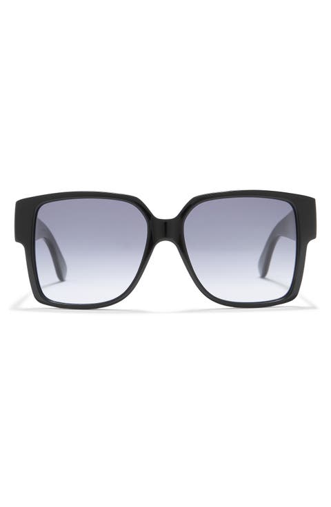 55mm Square Sunglasses
