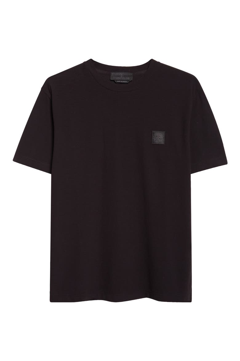 Ghost Compass Patch T-Shirt, Alternate, color, V0029 BLACK