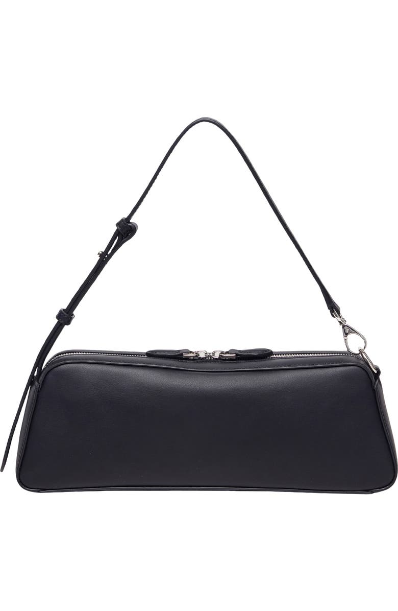 Oryany Mini Canna Leather Shoulder Bag, Alternate, color, Black