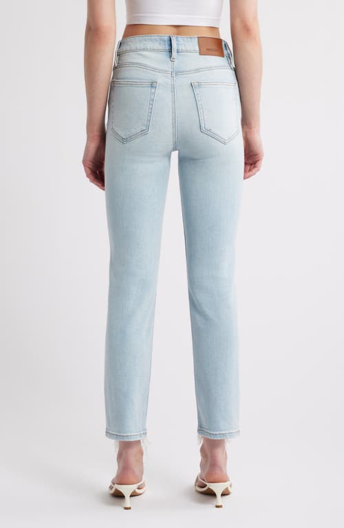 Shop Hidden Jeans Fray Hem Ankle Cigarette Skinny Jeans In Light Wash