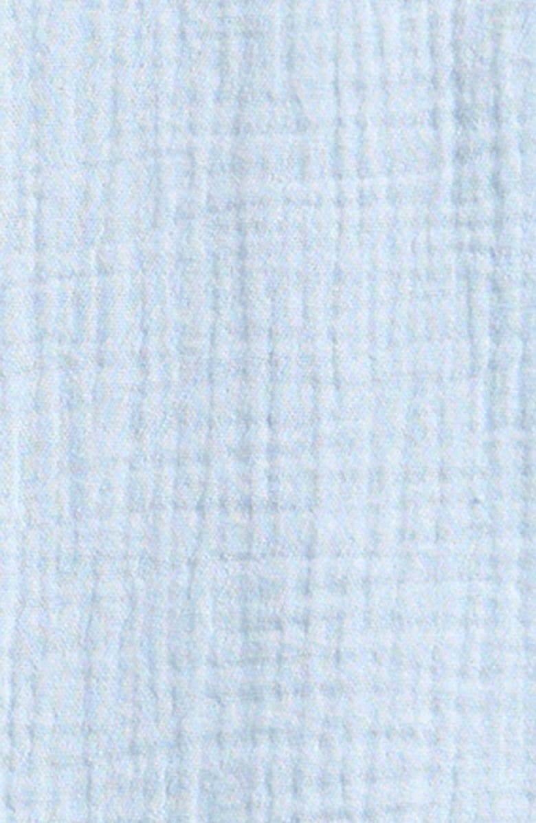 NEXT Kids' Double Cloth Cotton Button-Up Shirt & Shorts Set, Alternate, color, Blue