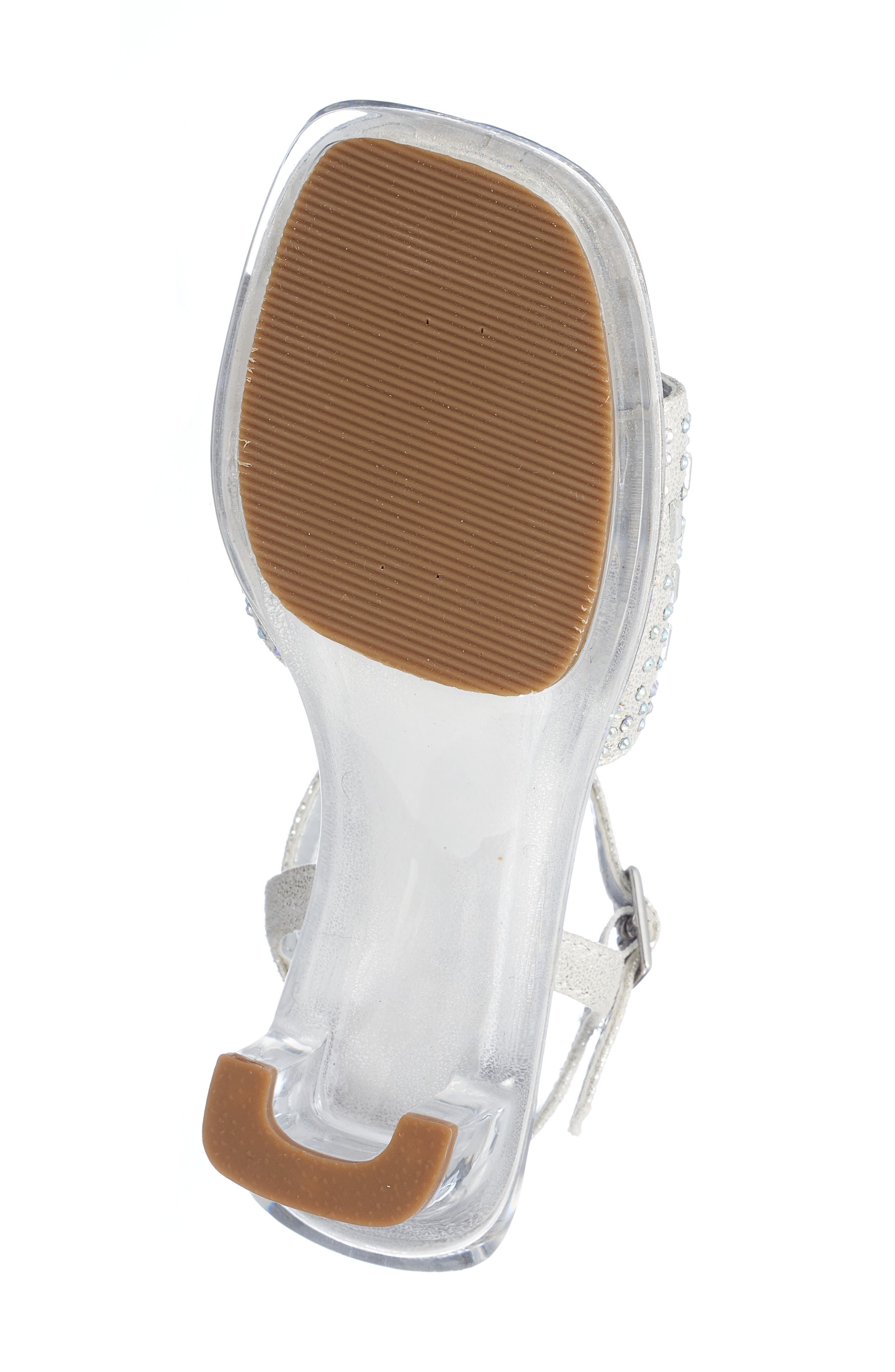 Kenneth Cole Kids' Cinderella Shine Sandal, Alternate, color, Silver