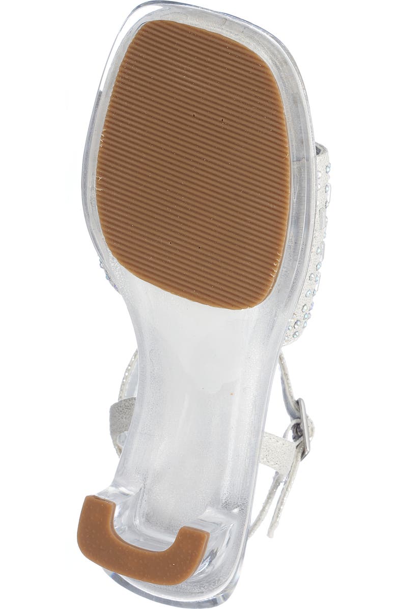 Kenneth Cole Kids' Cinderella Shine Sandal, Alternate, color, Silver