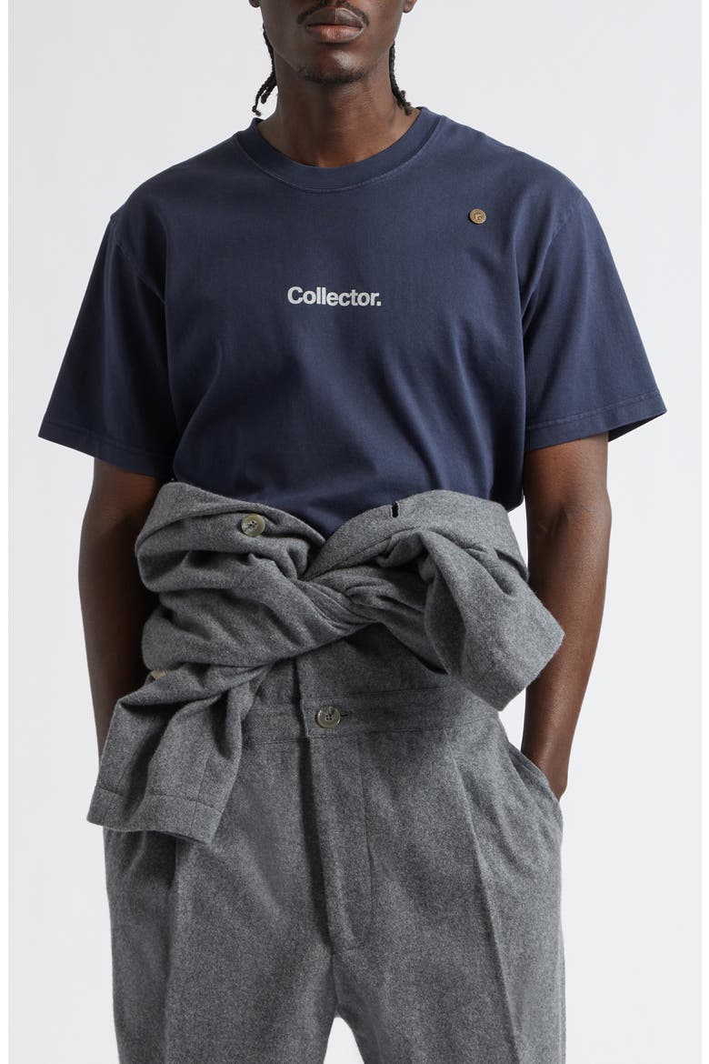 x Birkenstock The Collector Classic Graphic T-Shirt, Main, color, OVERDYED NAVY