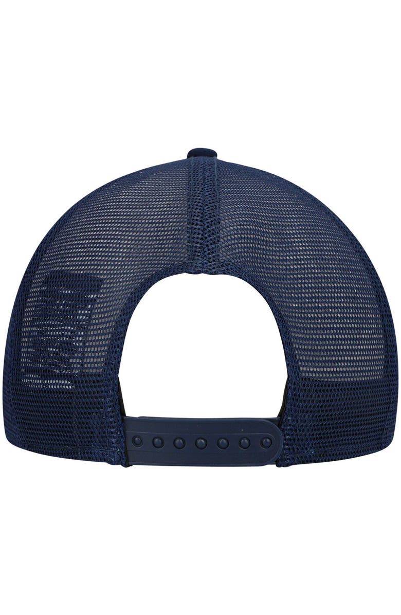 New Era Men's New Era White/Navy Dallas Cowboys Foam Trucker 9FIFTY Snapback Hat, Alternate, color, 