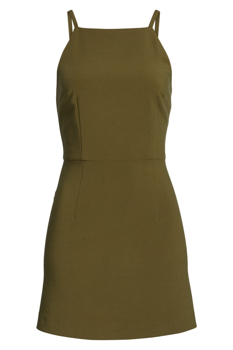 Whisper Light Sheath Minidress, Alternate, color, CACTUS