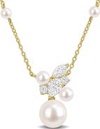 DELMAR Cultured Freshwater Pearl Pendant Necklace