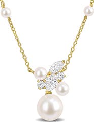 DELMAR Cultured Freshwater Pearl Pendant Necklace