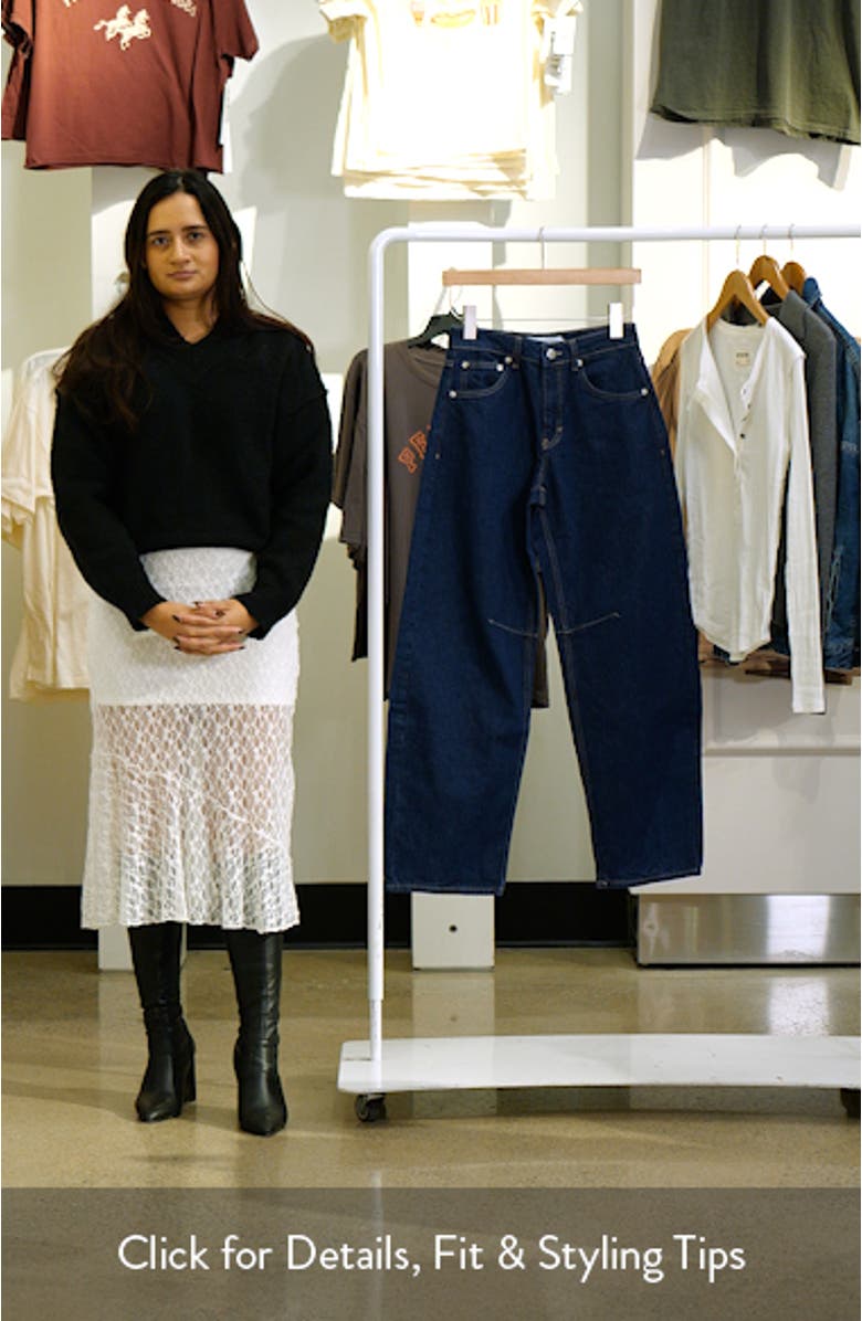 High Waist Barrel Jeans, sales video thumbnail