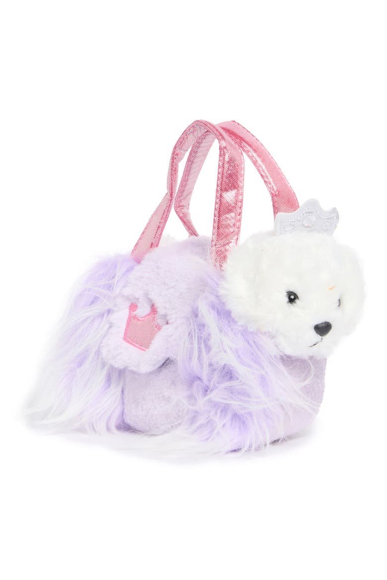 Princess Puppy Designer Stuffed Animal, Main, color, PURPLE