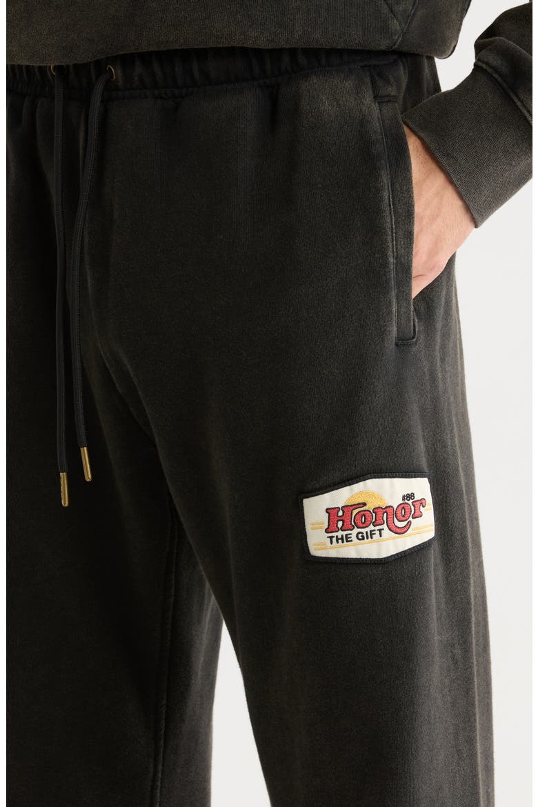 Honor Wide Leg Cotton Sweatpants, Alternate, color, GREY