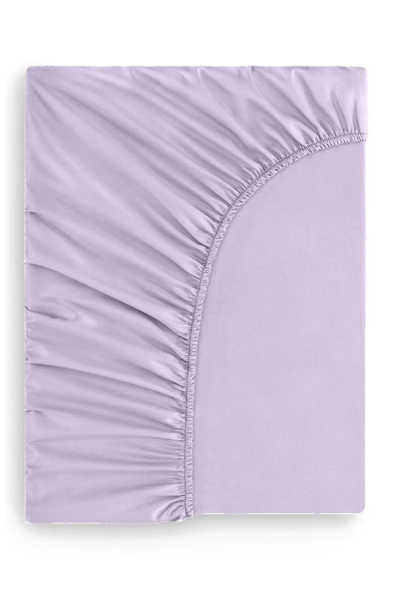 Rhapsody Fitted Sheet, Alternate, color, Lilac