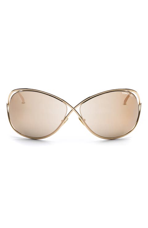 67mm Butterfly Sunglasses