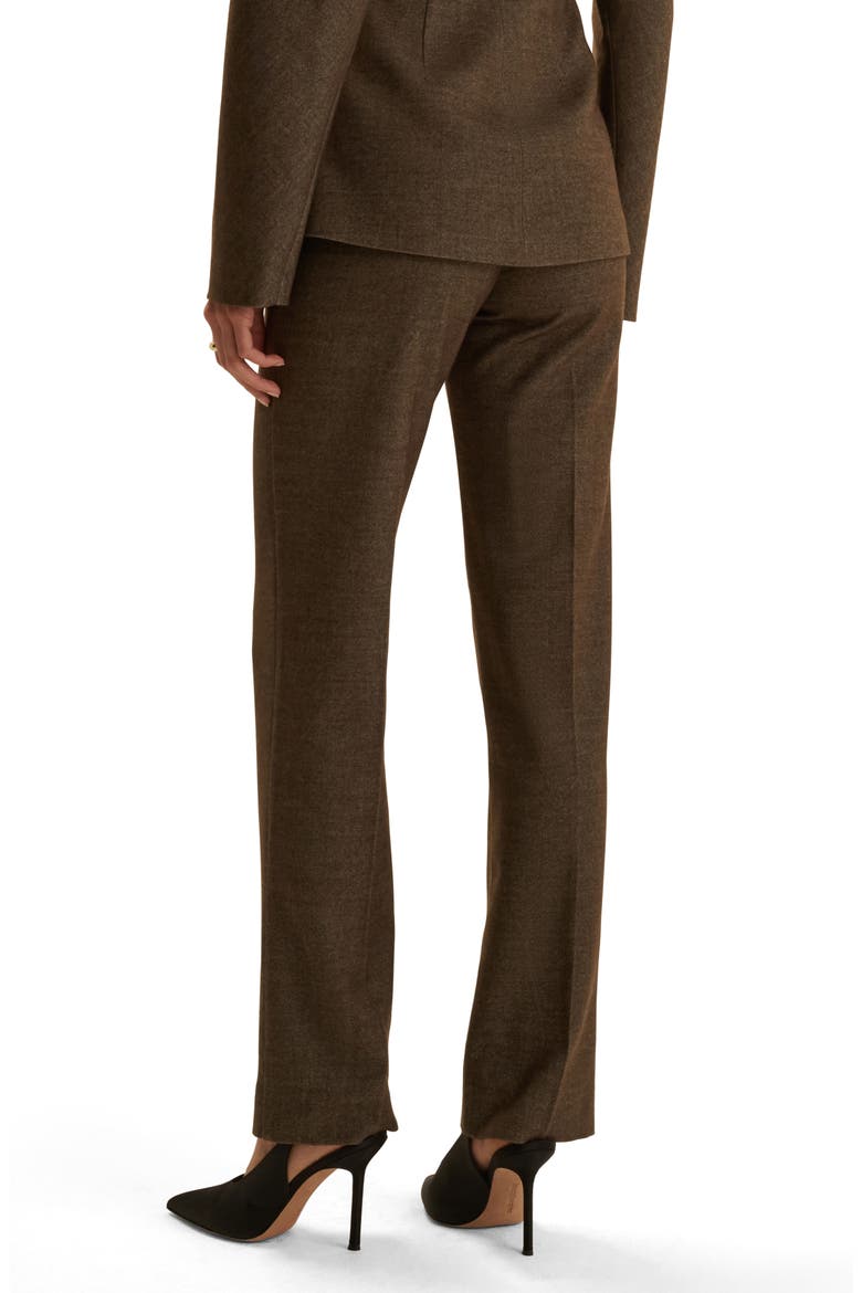 The Uptown High Waist Straight Leg Trousers, Alternate, color, ESPRESSO