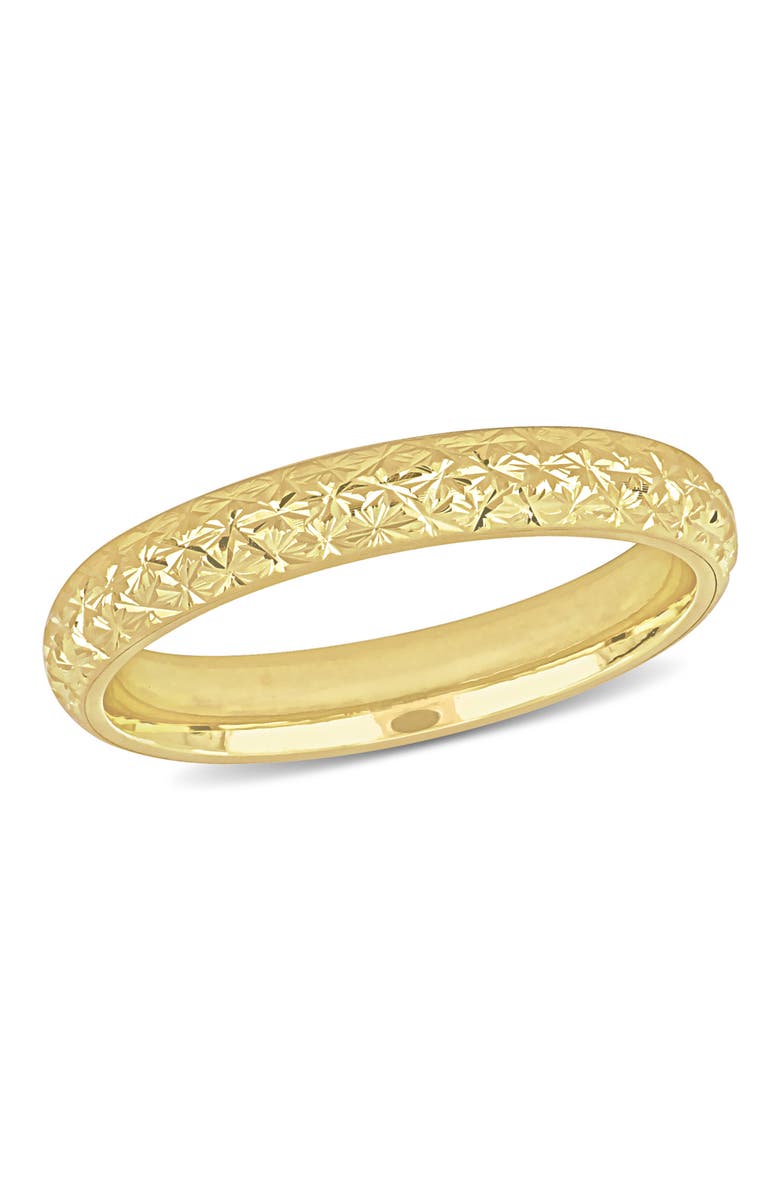 Julianna B. Textured Wedding Band 14k Yellow Gold, Main, color, 