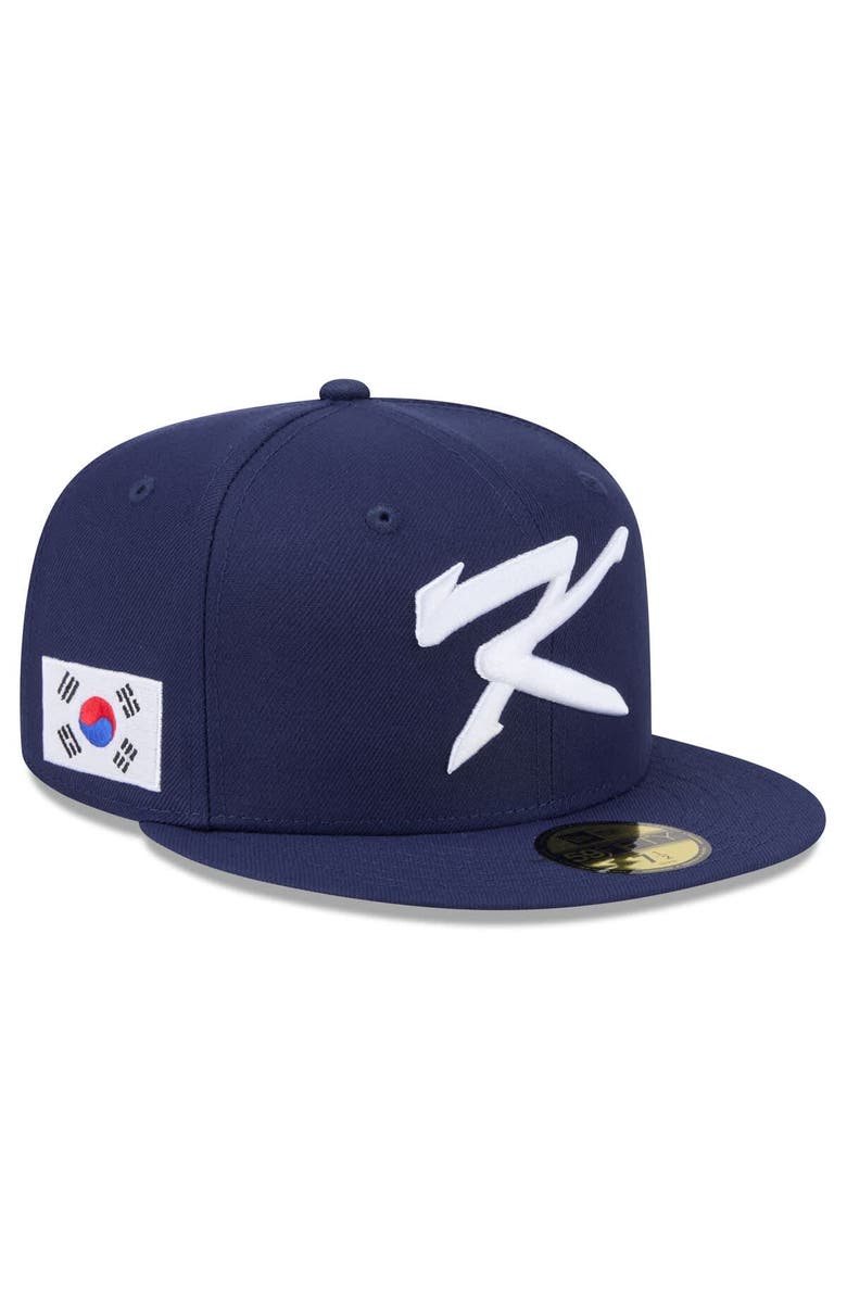 New Era Men's New Era  Blue Korea Baseball 2026 World Baseball Classic 59FIFTY Fitted Hat, Main, color, Blue