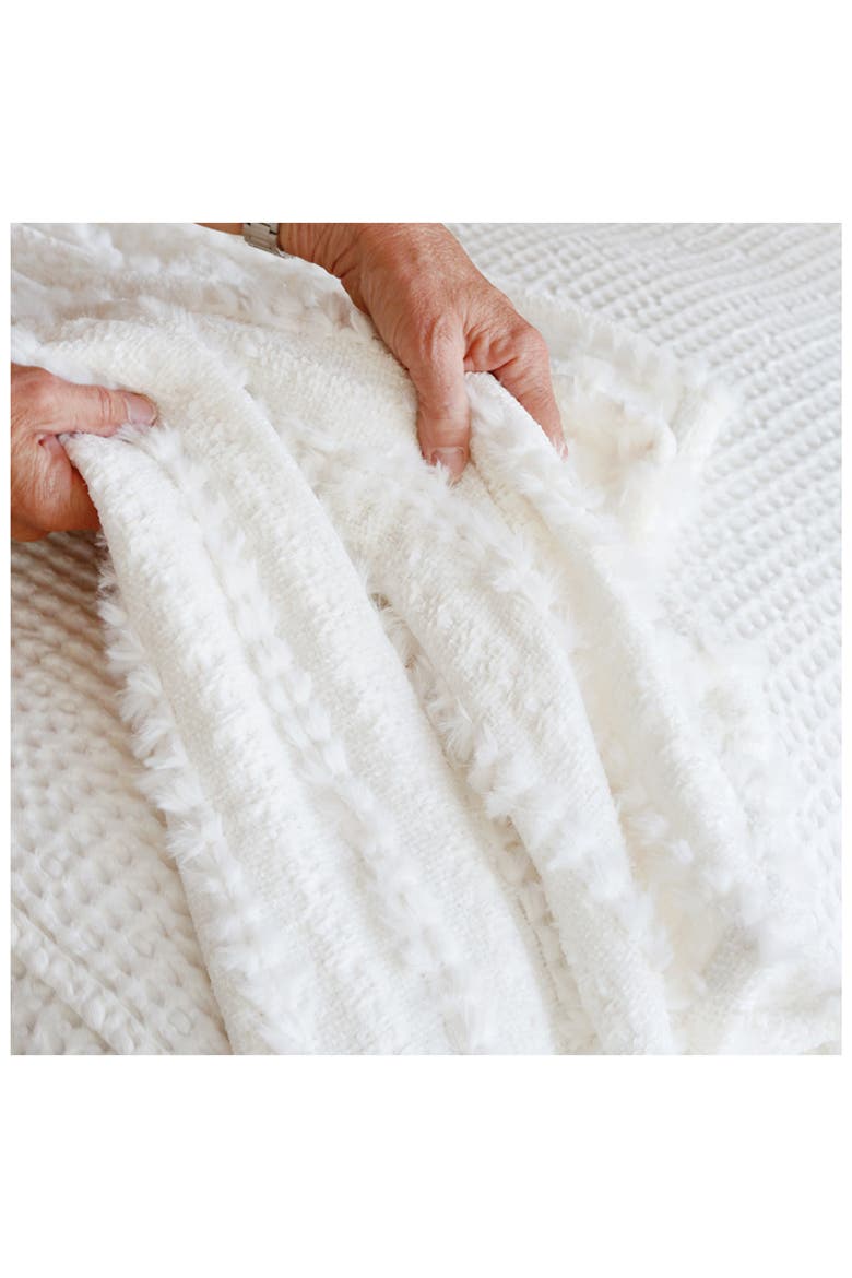 Camille Oversize Cotton Throw Blanket, Alternate, color, WINTER WHITE