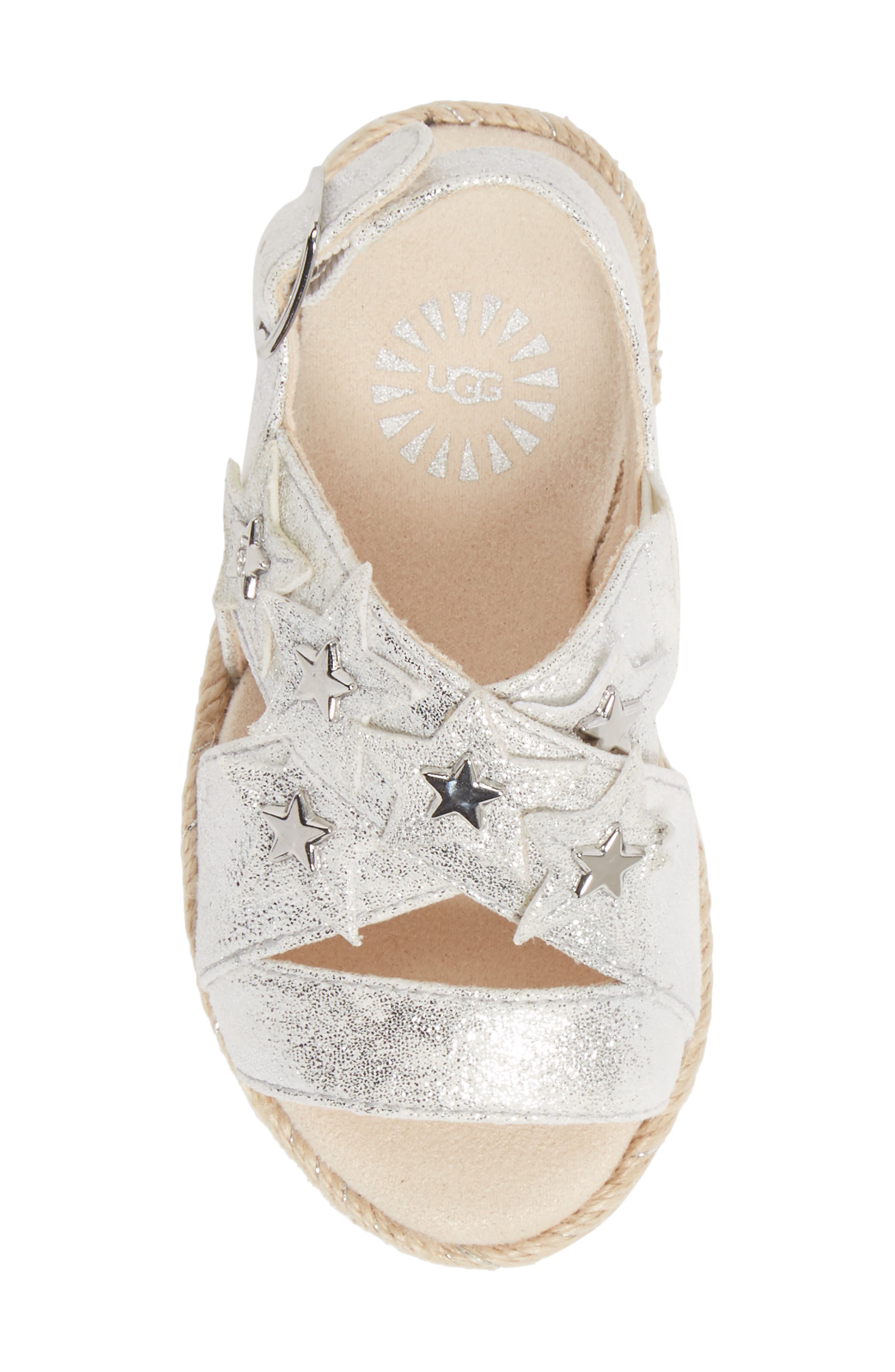 UGG<sup>®</sup> Allairey Stars Espadrille Sandal, Alternate, color, 