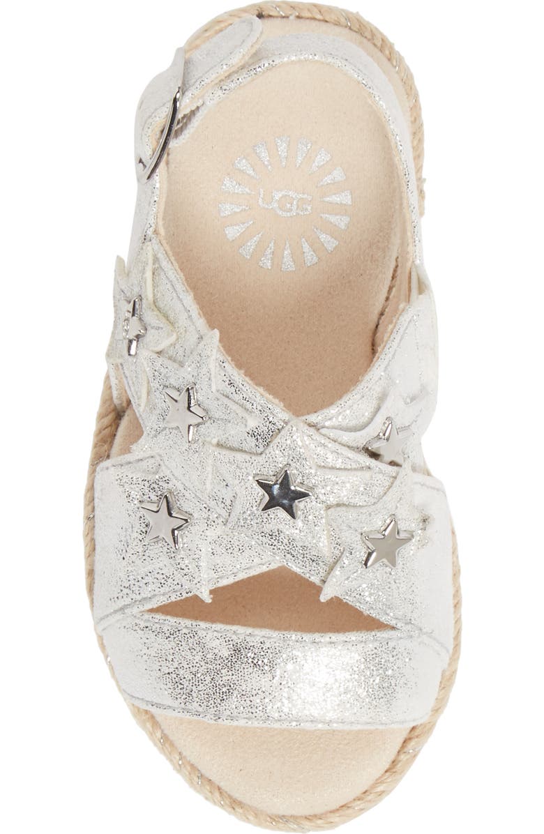 UGG<sup>®</sup> Allairey Stars Espadrille Sandal, Alternate, color,