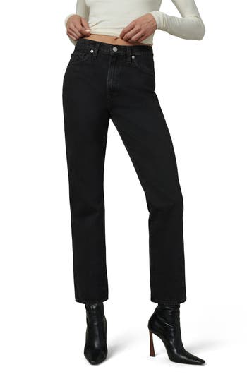 Joe's The Stacy High Waist Ankle Straight Leg Jeans In Purple