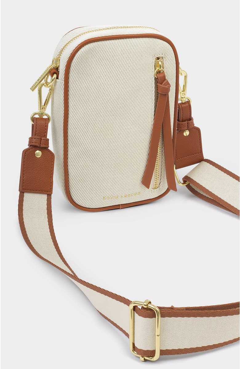 Katie Loxton Hallie Small Crossbody Bag, Alternate, color, Cognac