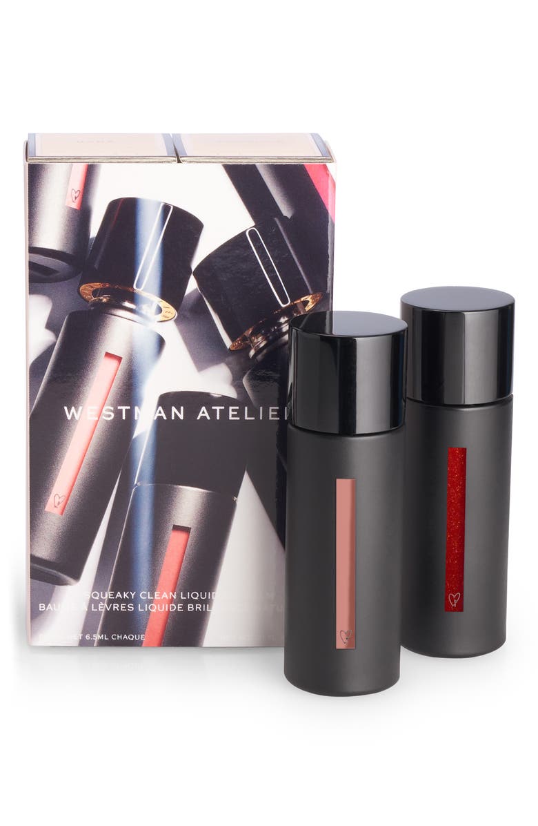 Westman Atelier Squeaky Clean Liquid Lip Balm Duo $76 Value, Alternate, color,