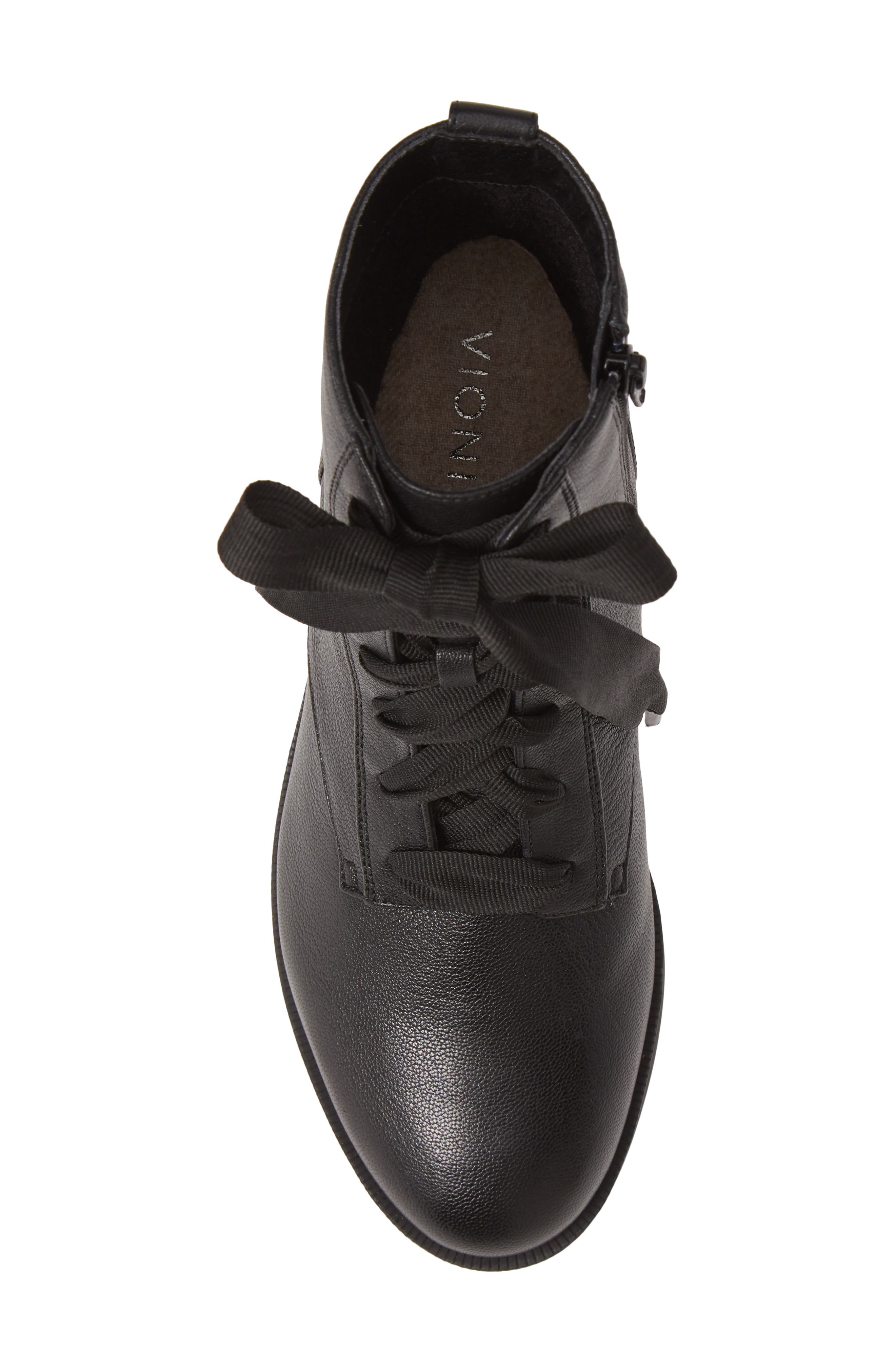 Vionic Jayce Bootie, Alternate, color, BLACK WATERPROOF LEATHER