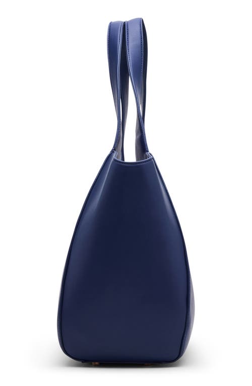 Anne Klein Tote Bag With Removable Zip Pouch In Blue
