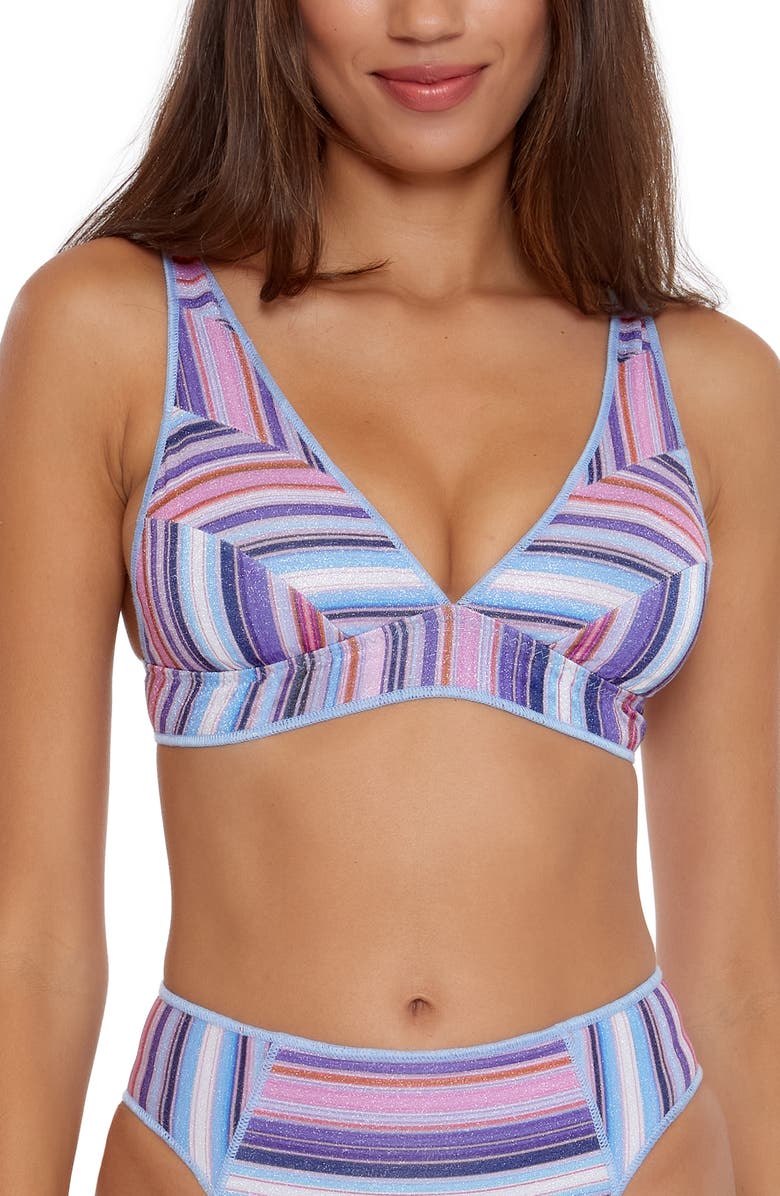 Becca South Coast Halter Bikini Top, Main, color,