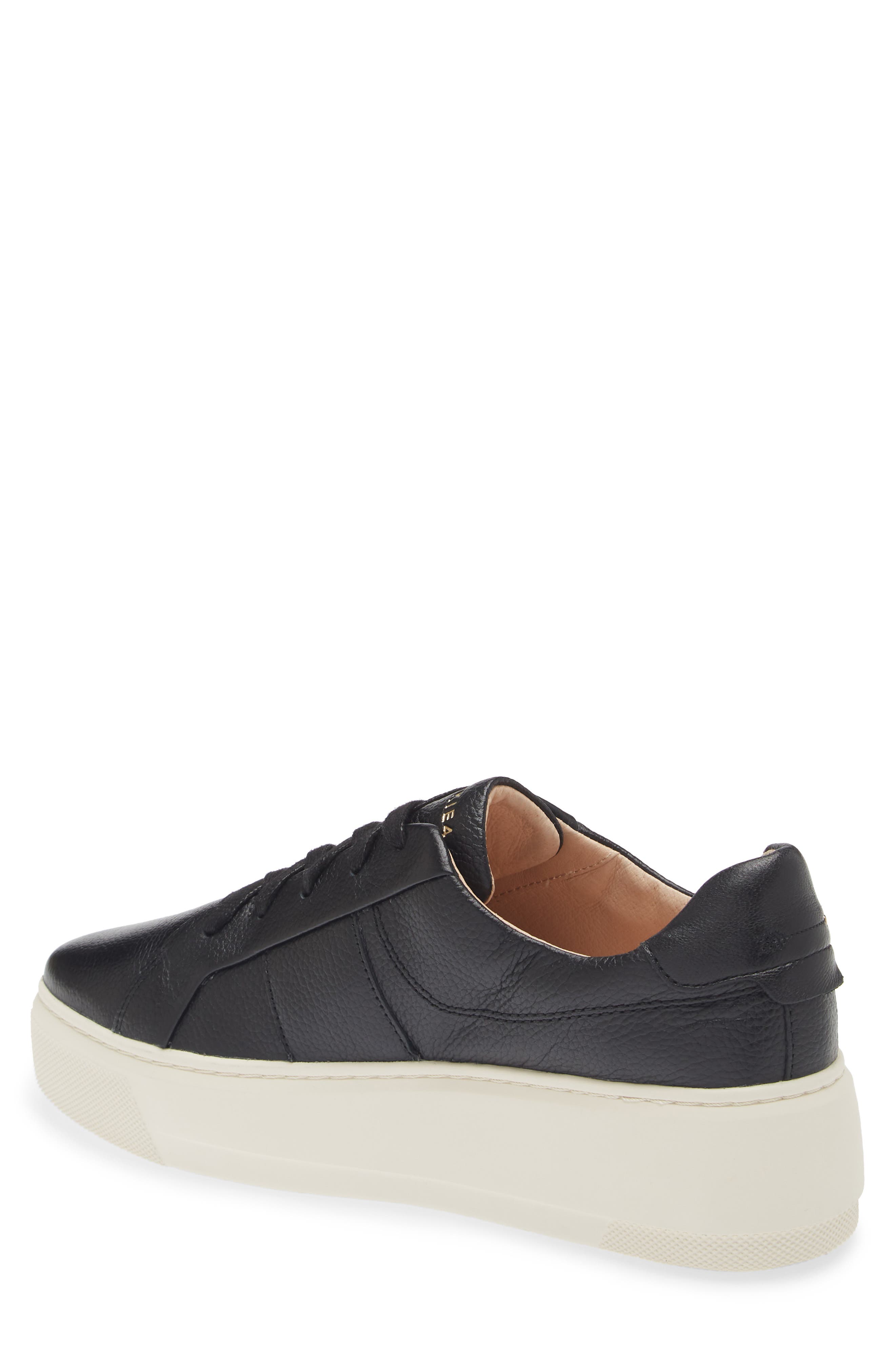 FRANKIE4 Riley Platform Sneaker, Alternate, color, Black Tumbled