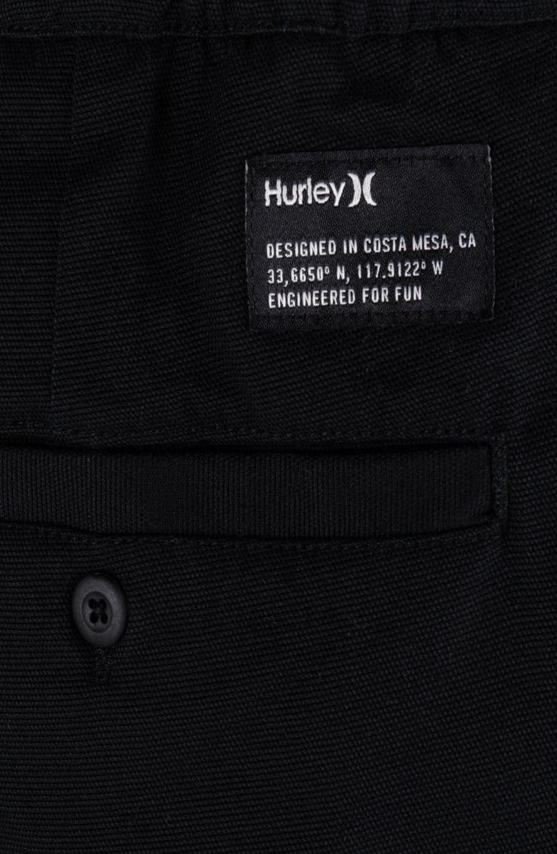 Hurley Icon Stretch Cotton Joggers, Alternate, color, Black