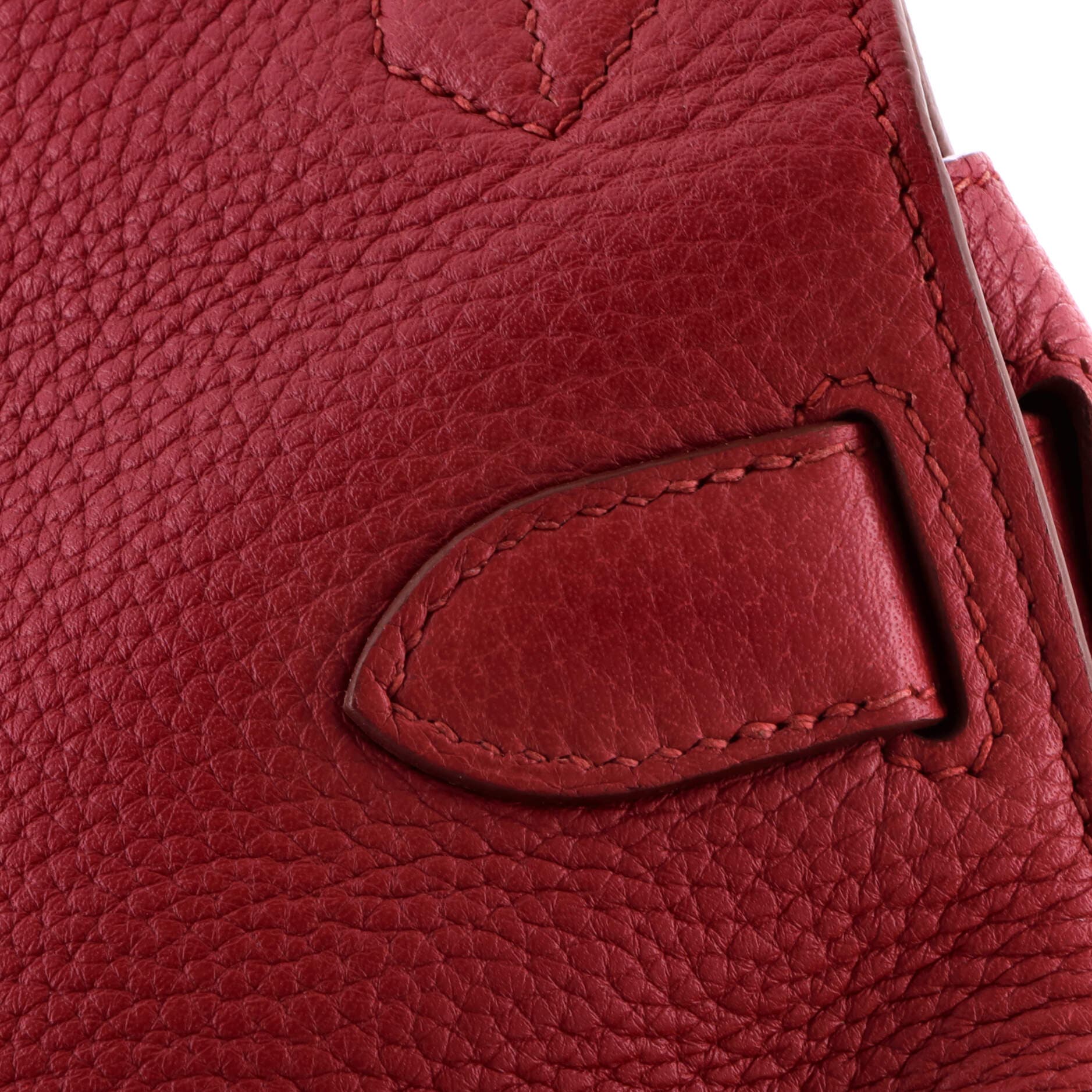 Pre-Owned Hermes Jypsiere Bag Clemence 31, Alternate, color, Rubis